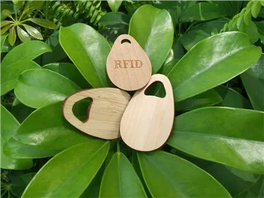 RFID drvena ključ kartica